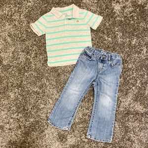 GAP T-shirt and Children’s Place Pants